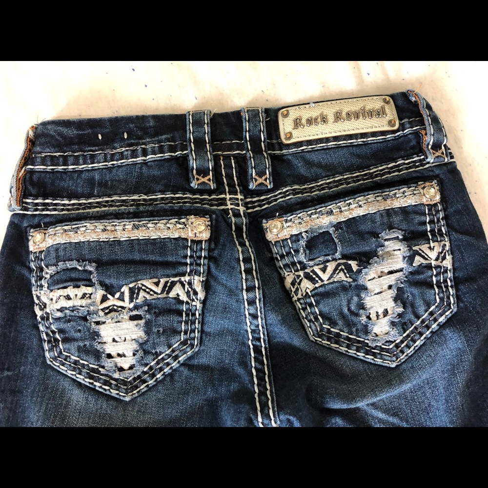 Rock Revival Size 25 Bootcut Jeans